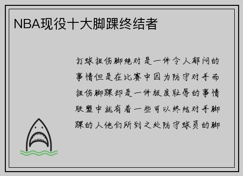 NBA现役十大脚踝终结者